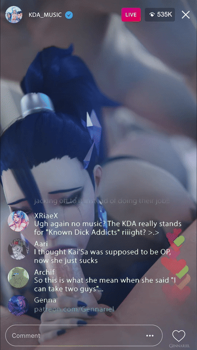 [无修/CV/4K][Gennariel] KDA女团抖音淫趴直播 [170M/UC]-3.gif