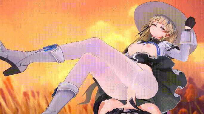 [MMD] fengyunmomo 12月鸣潮白丝裤袜菲比 1080p 有CV [279m/度U夸迅]-2.gif