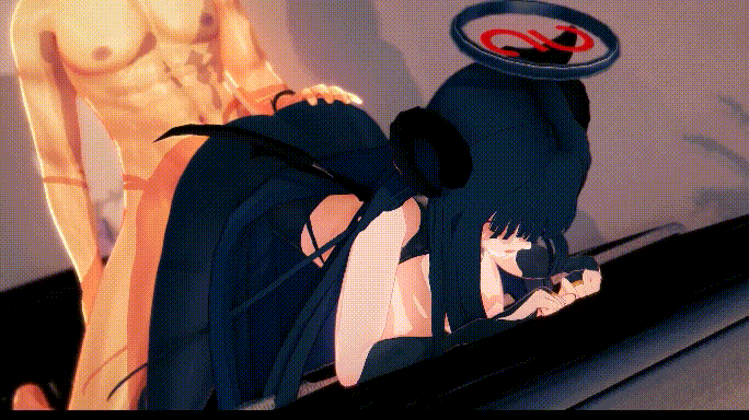 [MMD] KKkirito 12月黑丝毁灭菇~调月莉音的侍奉 1080p 有CV [178m/度U夸迅]-2.gif