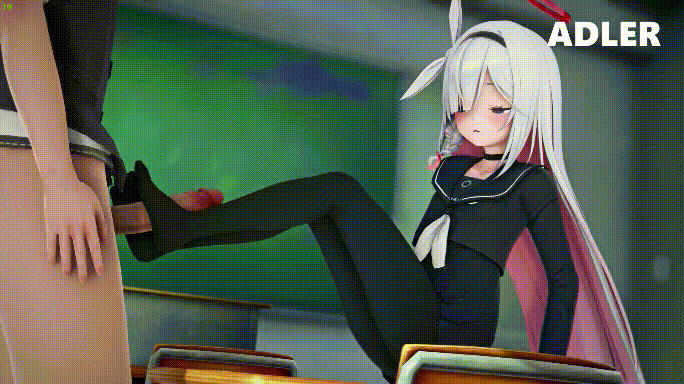 [MMD] ADLER 12月黑丝裤袜普拉娜 1080p 有CV [194m/度U夸迅]-1.gif