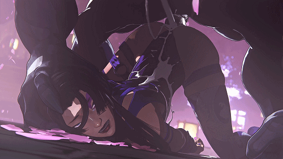 [3D/无修/CV] Nagoonimation 1月新作:Psylocke 灵蝶VS毒液 性感御姐后入爆肏 [643M]-4.gif