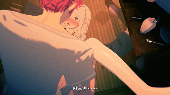 [3D/无修/NTR] YuukiS 爱蜜莉雅+绫濑桃 酒会结束后可爱女友被朋友的父亲中出受孕 [1.2G]-3.gif