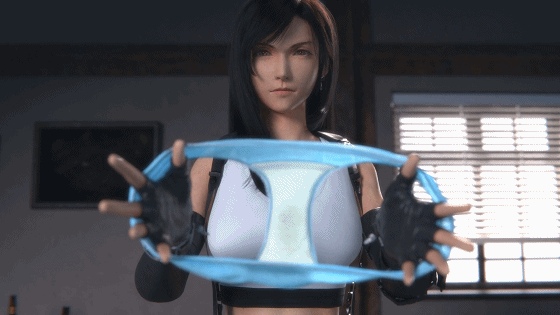 [3D/无修/CV/夸克] Lvl3Toaster 2月新作：蒂法 [140M]-1.gif