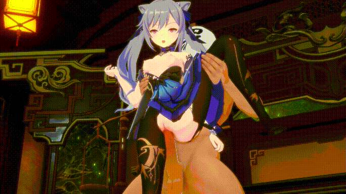 [MMD]煌めく星 3月30原神 一脸嫌弃的黑丝刻晴 1080p[112m/U迅]-1.gif