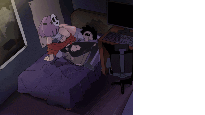 [SLG/步兵/中文] 夜里躲避继母的强奸与女友手机聊天 AlArm V0.4 [1.3G]-3.gif