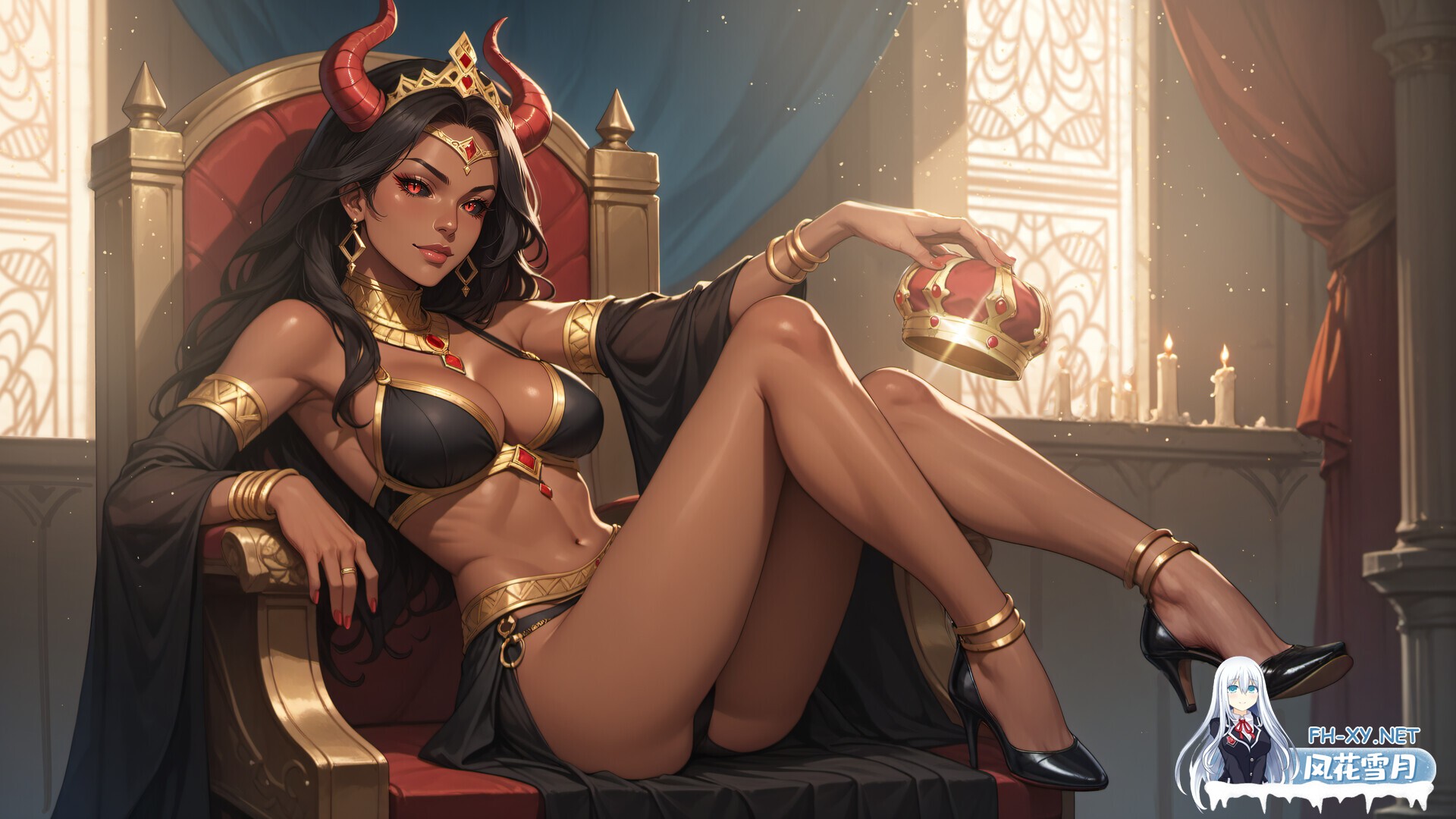 [SLG/STEAM官中/步兵/口交/AI作画]极乐后宫：1001 欢愉/LUST HAREM: 1001 Pleasures[PC/1.30G]-18.jpg