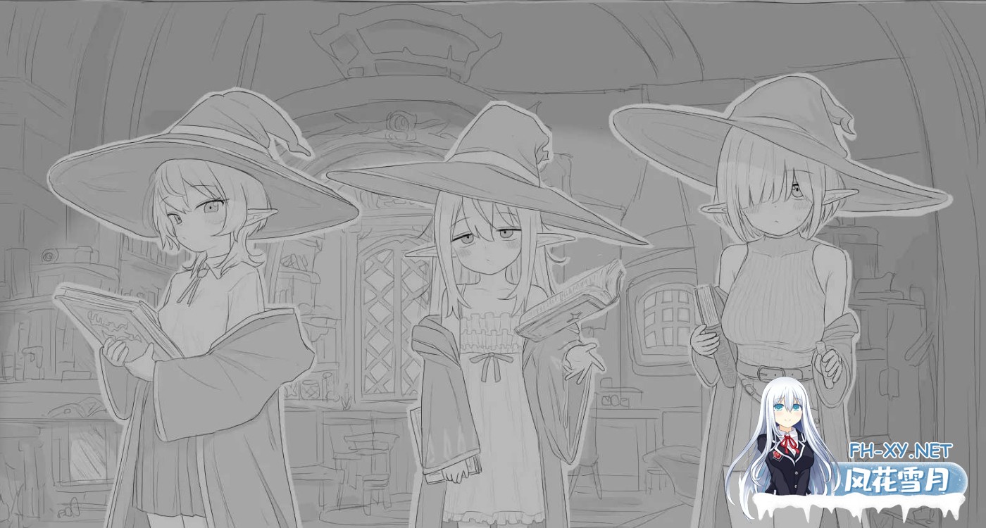 [日式SLG/AI汉化] 与隐居魔女的30天/隠居魔女との30日間 Ver1.00 R3 AI汉化版 [600M/新作]-2.jpg